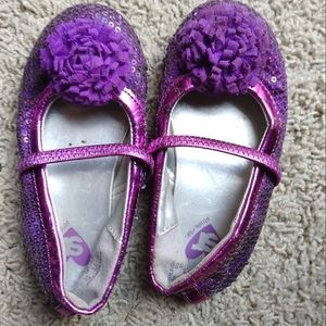 Girl's Size 8M Sequin Flats